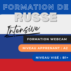 Russe intensif - A2 à B1+ - 30 heures